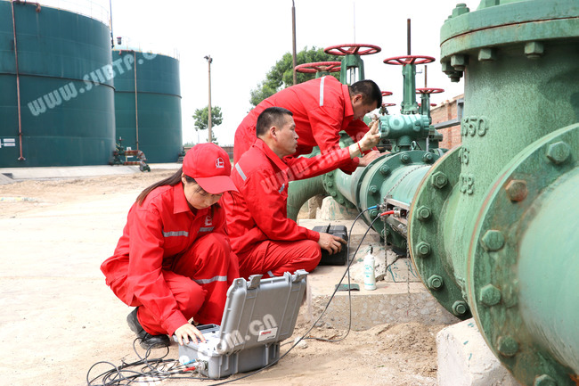 胜利油田孤岛厂开展大口径外输污水流量计数据