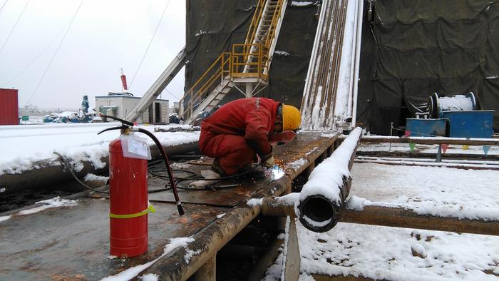 中国石化新闻网--迎风战雪保生产
