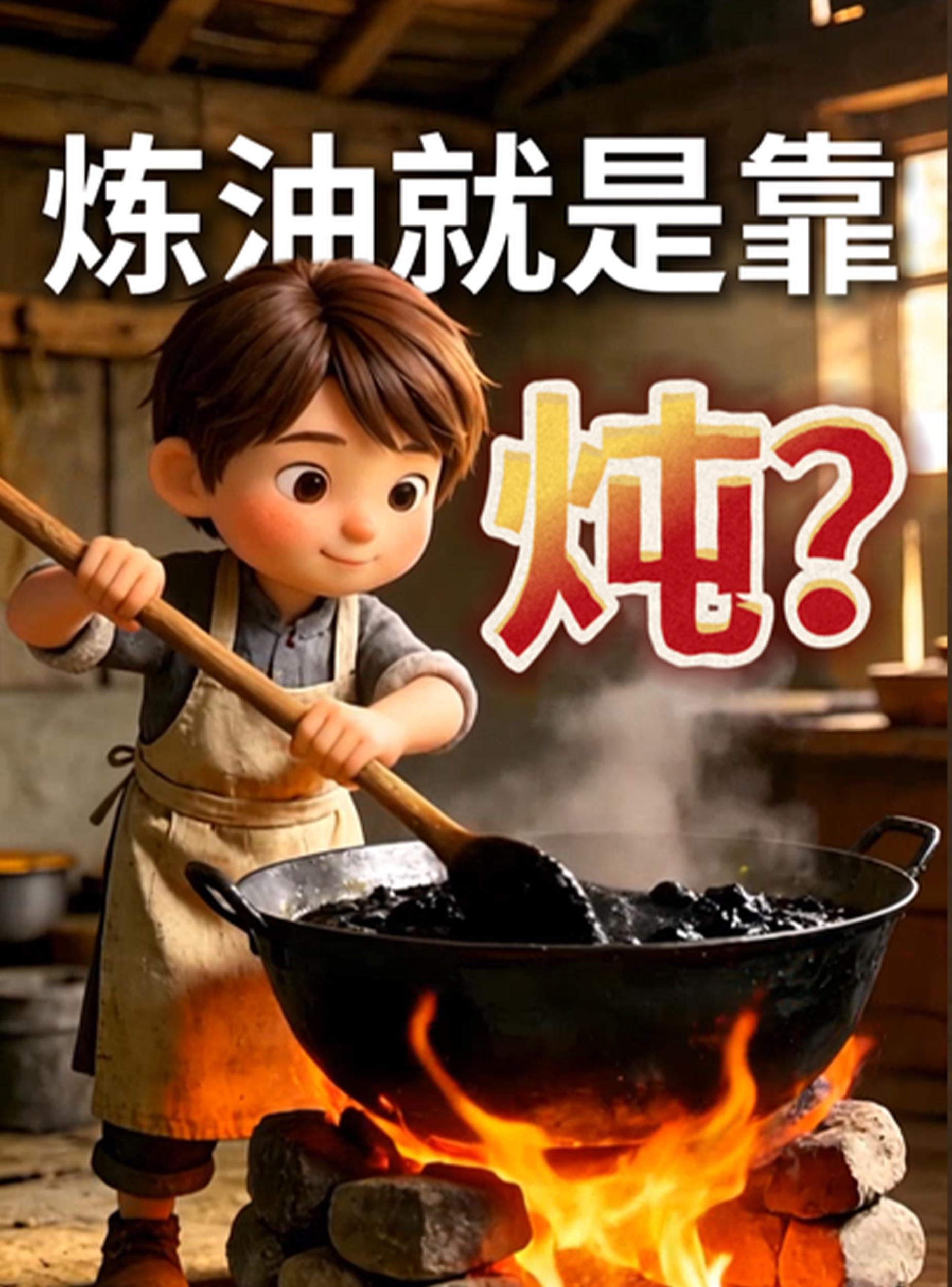 炼油就是靠炖？